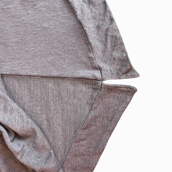 Tahari Womens Size Medium Lightweight Open Front Cardigan Gray 100% Linen EUC - Picture 11 of 14